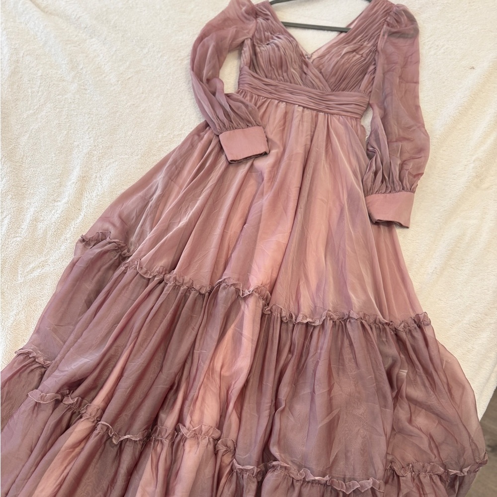 MAC DUGGAL Dress | Size 2 | Evening Gown | NEW with Tags | Color Mauve | Tiered